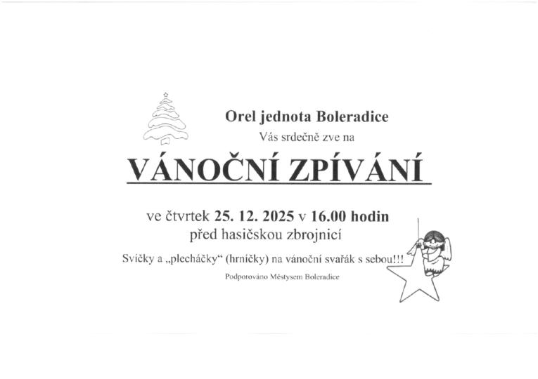 Vánoční zpívání