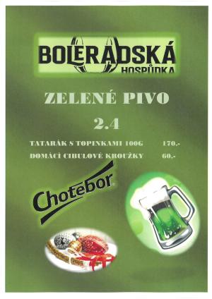 zelené pivo